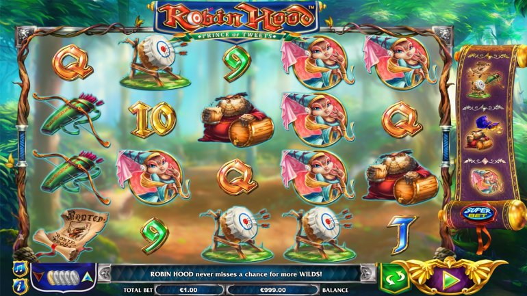 robin hood prince of tweets video slot